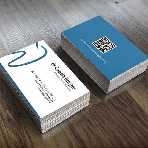 create professional cards for our dental business Design réalisé par grintdeveraux