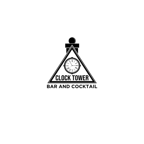 Design best logo for a new cafe & cocktail bar in clock tower. Design by twentysixyears