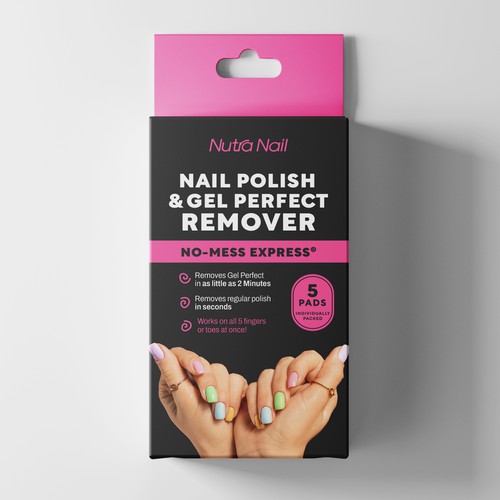 Nutra Nail Gel Remover Design by SRGrafica