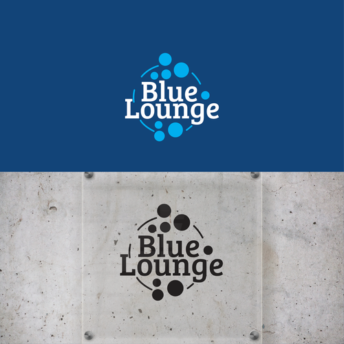 Blue lounge makeover Design by NINA GRAPHIX