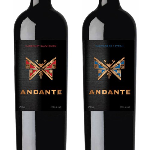 Wine label designer needed for Andante: award-winning, expertly curated wines from Chile Ontwerp door Sonia Maggi