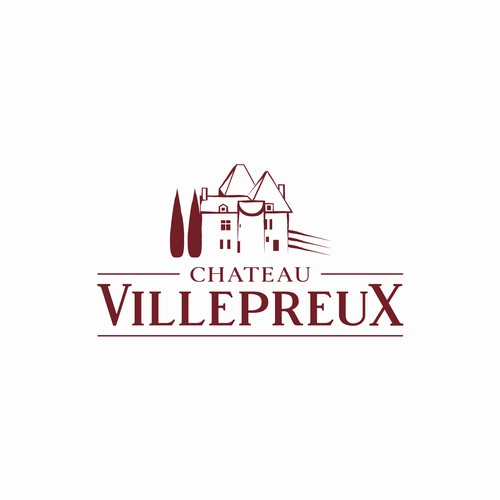 Modern new logo for French chateau and vineyard Design by desi9nart