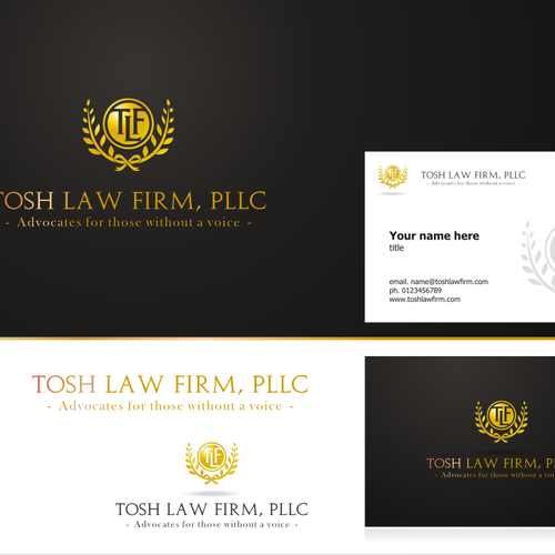 logo for Tosh Law Firm, PLLC Réalisé par NEW BRGHT