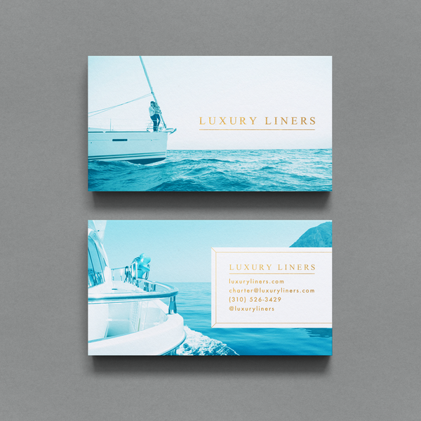 Business Card: Yacht Rentals & Charters