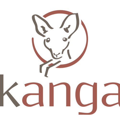 logo for Kanga Design by Wolfies