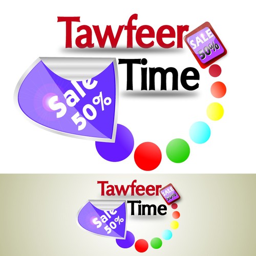 logo for " Tawfeertime" デザイン by varcan