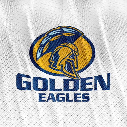 Basketball Team Logo for the 'Golden Eagles' (fast-tracked contest)! Design réalisé par Mouser®