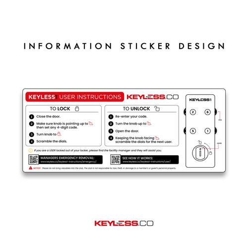 User Instructions for technology item Design by JanuX®