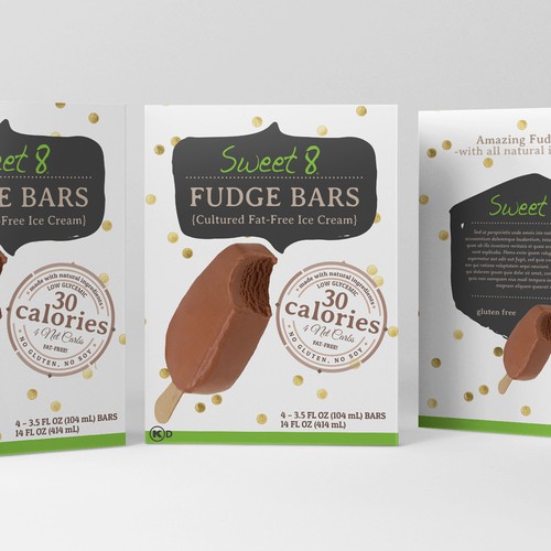 Download Delicious looking ice cream bar packaging with deep rich ...