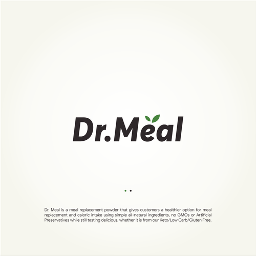 Meal Replacement Powder - Dr. Meal Logo Design by MARSa ❤