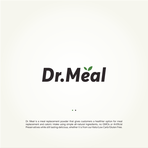 コンペ「Meal Replacement Powder - Dr. Meal Logo」のデザイン by MARSa ❤さん 