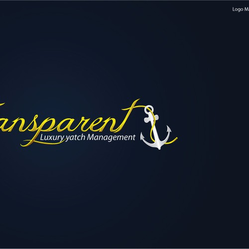 logo for TRANSPARENT Luxury Yacht Management Design by rkrupeshkumar