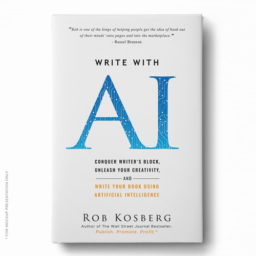 Simple, clean book cover needed for WSJ Author's new book Design by Klassic Designs