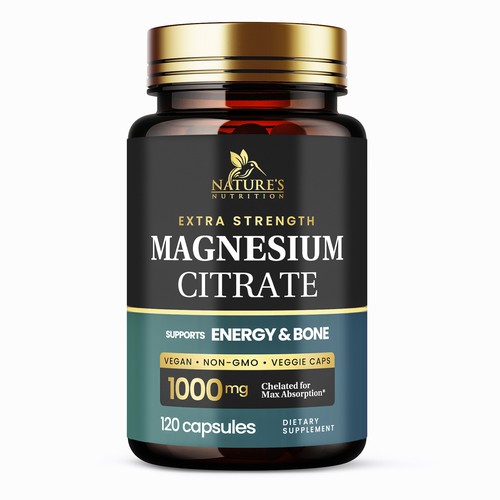 Premium Magnesium Citrate Design needed for Nature's Nutrition Design by Davi Giolo ★