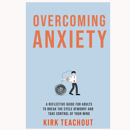 コンペ「Design A Brand Building Book Cover For Overcoming Anxiety」のデザイン by Revive D-signさん 