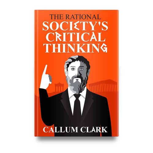 A classical yet modern book cover for philosophy/critical thinking Réalisé par kostis Pavlou