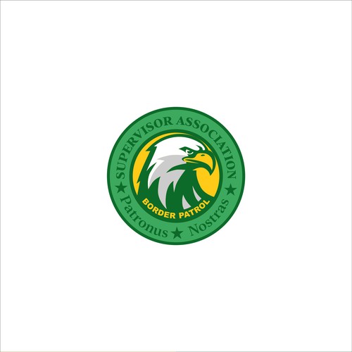 Border Patrol Supervisors Association Eagle Logo Design Design by Gunsganesh