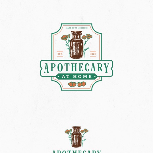 Vintage apothecary inspired logo for herbalist subscription box Design von RobertEdvin