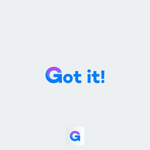 Logo design for "got it!", a top 10 app in App Store! Design by erlovind id