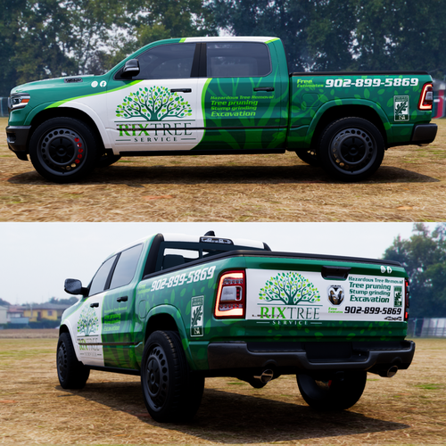 Truck wrap design Design by TANSA ART