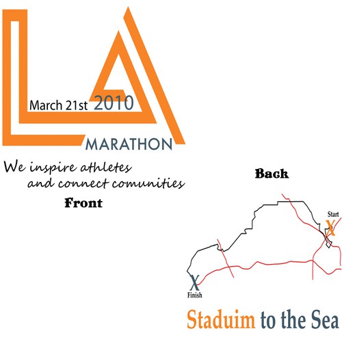 LA Marathon Design Competition Diseño de Becky Callens