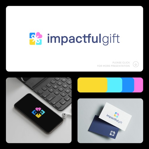 Design a logo empowering charity donations instead of material gifts Design by Kukuh Saputro Design