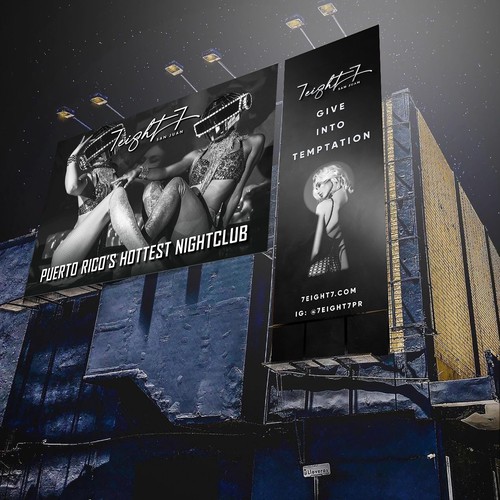 Billboard for a Nightclub and Gentlemen’s Club Design réalisé par SoftSkills