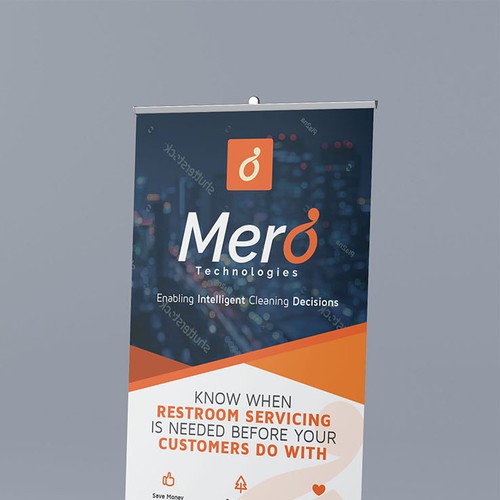 Growing tech startup in IoT needs a banner design for trade-shows Design by si_JambuL