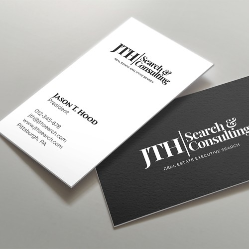 Business Card Design for Executive Search Firm Design by kaylee CK