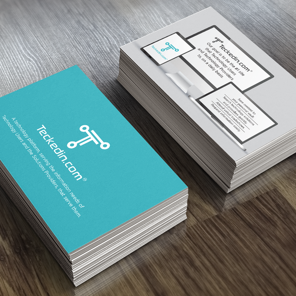 Teckedin Business card Design
