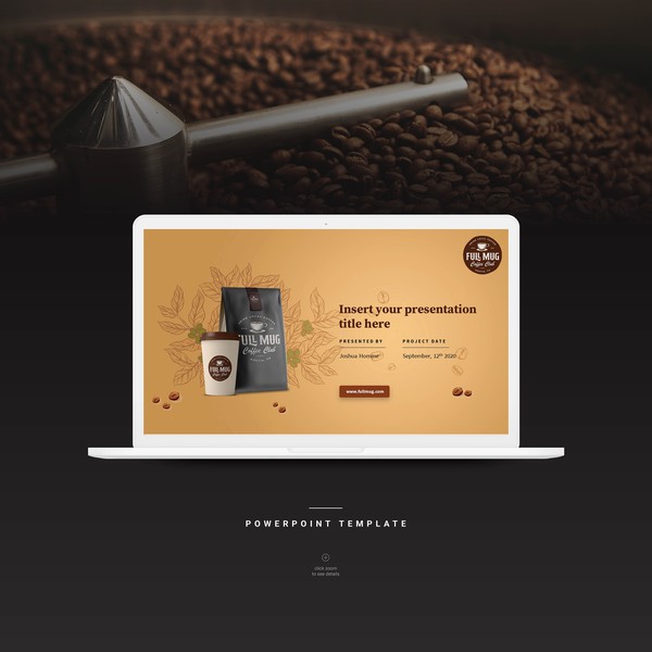 Design by mynameismud titled "Coffee-Theme Powerpoint"