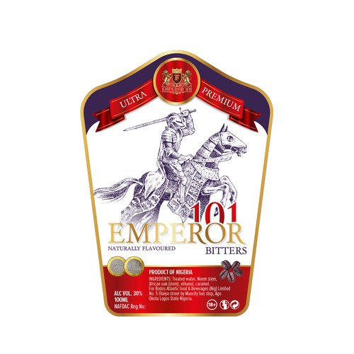 An eye catching label design Design by laudes