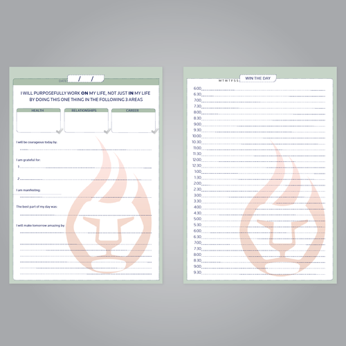 Custom Journal Page Design by Mila K