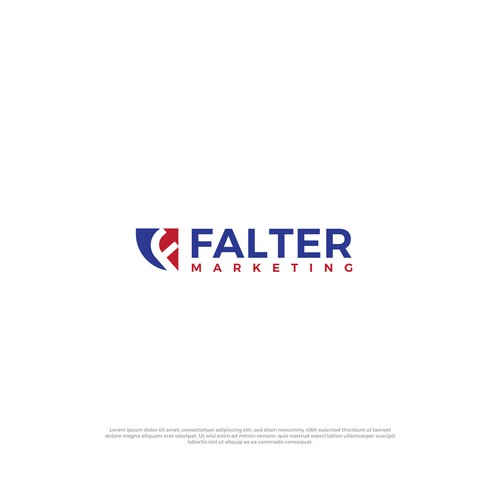Falter Marketing Logo Design by Squareline Studios