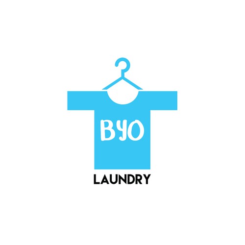 Fun, creative logo for new laundromat, BYO Laundry Design by WFBarb