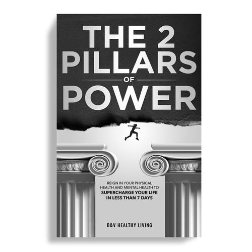 2 Pillars of Power book cover design to grab attention Design by Mr.TK