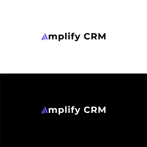 Clean and Simple Logo for CRM Software Diseño de BARA HITAM™