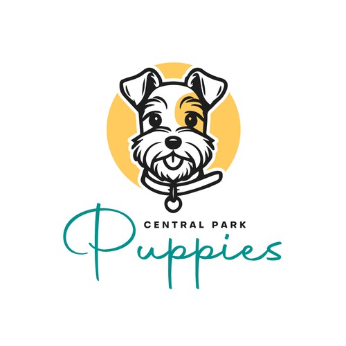 Design a heartfelt, modern logo for a brand that brings families and puppies together. Design by ✦✦ArtRasu✦✦