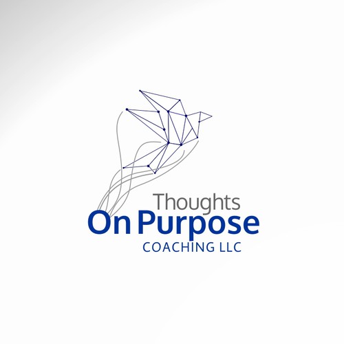 Logo for mindset coaching that conveys positive energy, strength, possibility Design by zero3