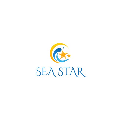 Design a beautiful, fun logo for our boat Sea Star Design by smitadesign