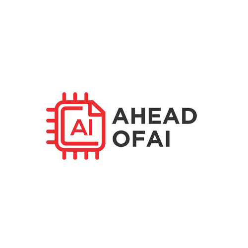 A modern newsletter logo related to artificial intelligence Diseño de Rekker