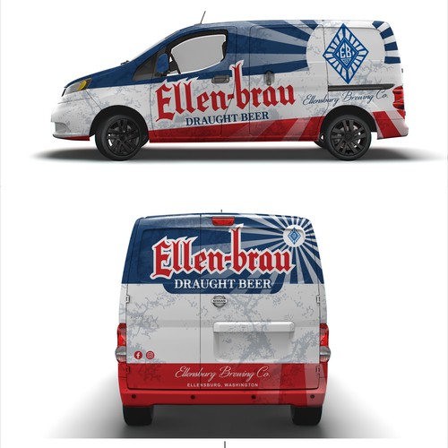Design a vehicle wrap for a brewery Design by dnite