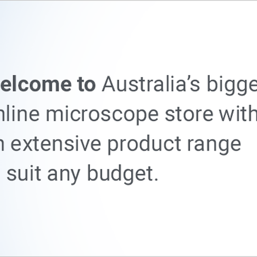 Microscopes.com.au -------------------------------------------- Banner Redesign Design by ideus