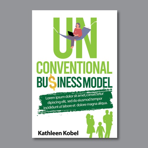 Book Cover Design (The Unconventional Business Model) Design by Desry
