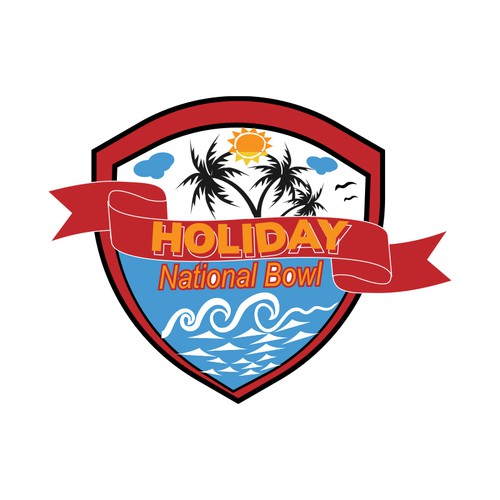 Holiday Bowl Logo Design by Quaaf