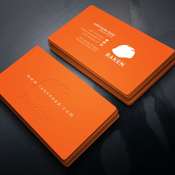 Design by AKM Faruque titled "Business Card"