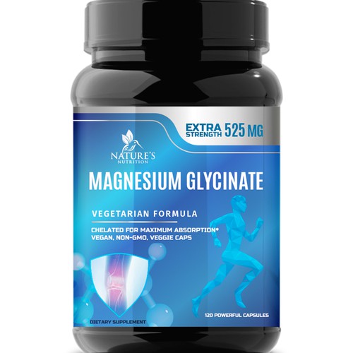 Natural Magnesium Glycinate Design needed for Nature's Nutrition Design by Wfemme