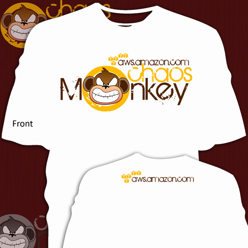 Design the Chaos Monkey T-Shirt デザイン by JamezD