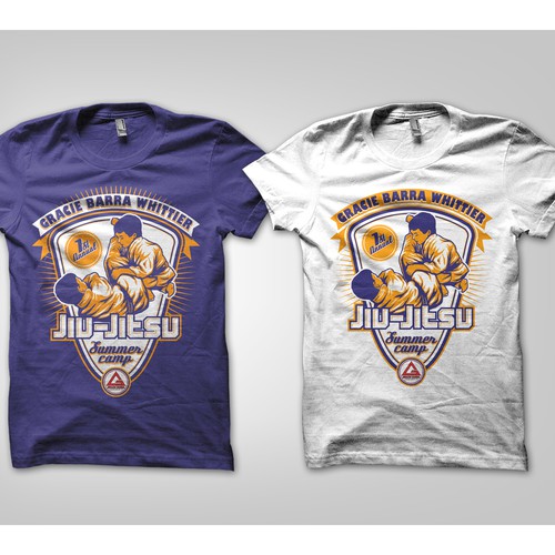 Jiu-Jitsu Summer Camp T-Shirt. Money Guaranteed! Rd. 1 ENDS SOON!! Design by BATHI