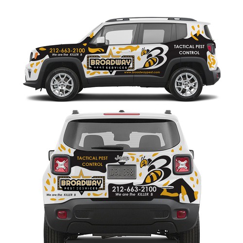 Striking wrap needed for Urban Pest control company Design by Logicainfo ♥